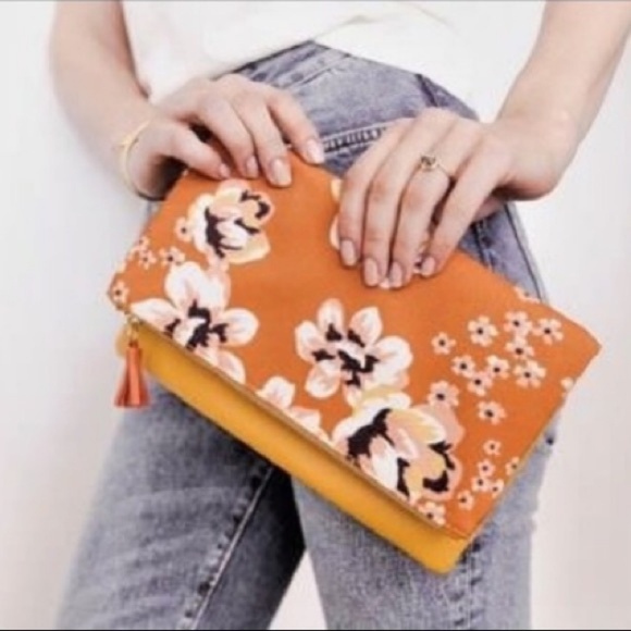 Rachel Pally Handbags - Rachel Pally Zahara Reversible Fold Floral Clutch